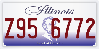 IL license plate Z956772