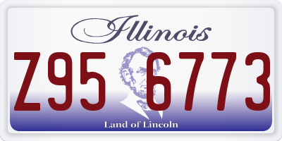 IL license plate Z956773