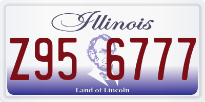 IL license plate Z956777