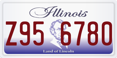 IL license plate Z956780