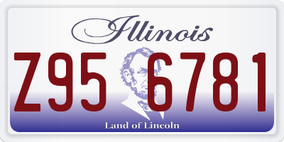 IL license plate Z956781