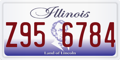 IL license plate Z956784