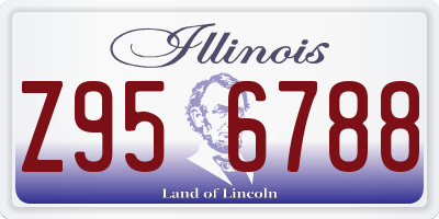 IL license plate Z956788