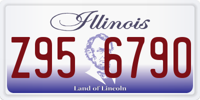 IL license plate Z956790