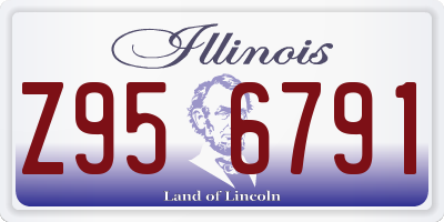IL license plate Z956791