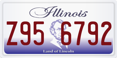 IL license plate Z956792