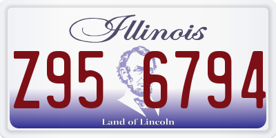 IL license plate Z956794