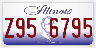 IL license plate Z956795