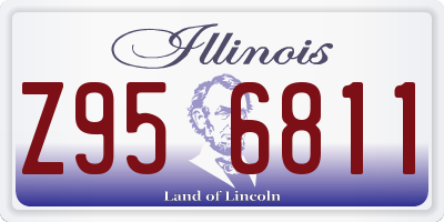 IL license plate Z956811