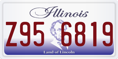 IL license plate Z956819