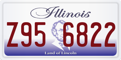 IL license plate Z956822