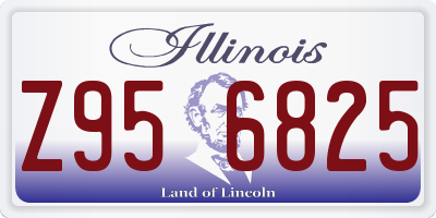 IL license plate Z956825