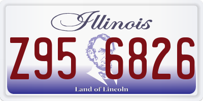 IL license plate Z956826