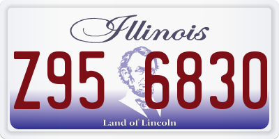 IL license plate Z956830