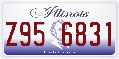 IL license plate Z956831