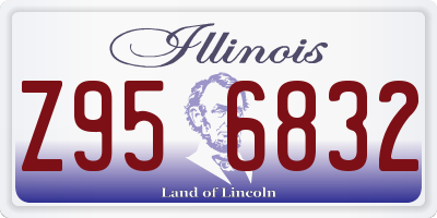 IL license plate Z956832