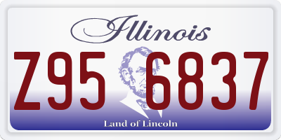 IL license plate Z956837