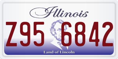 IL license plate Z956842