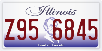 IL license plate Z956845