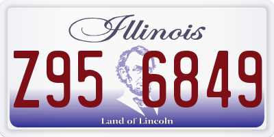 IL license plate Z956849