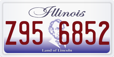 IL license plate Z956852