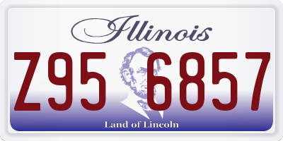 IL license plate Z956857