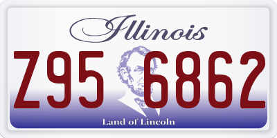 IL license plate Z956862
