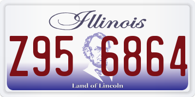 IL license plate Z956864