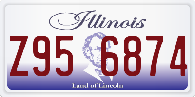 IL license plate Z956874