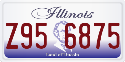 IL license plate Z956875
