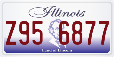 IL license plate Z956877