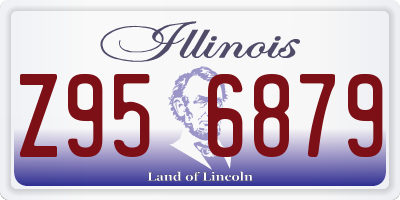 IL license plate Z956879