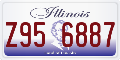 IL license plate Z956887