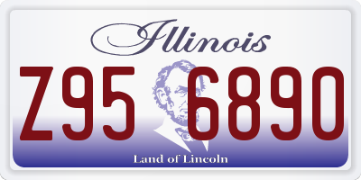 IL license plate Z956890