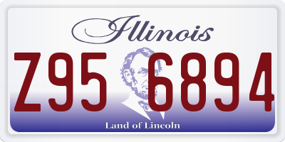 IL license plate Z956894