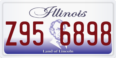 IL license plate Z956898