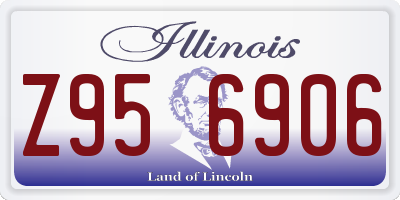 IL license plate Z956906