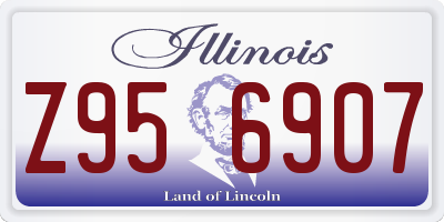 IL license plate Z956907