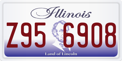 IL license plate Z956908