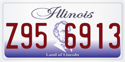IL license plate Z956913
