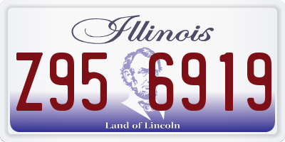IL license plate Z956919