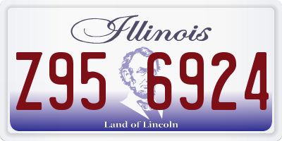 IL license plate Z956924