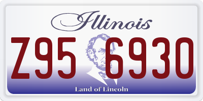 IL license plate Z956930