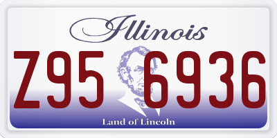 IL license plate Z956936