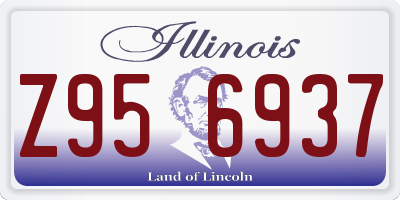 IL license plate Z956937