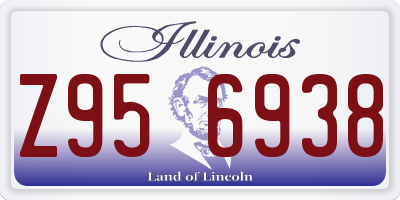 IL license plate Z956938