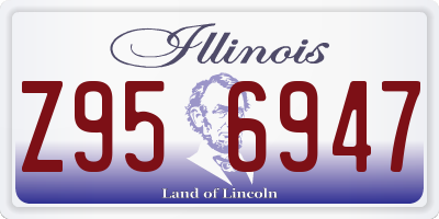 IL license plate Z956947