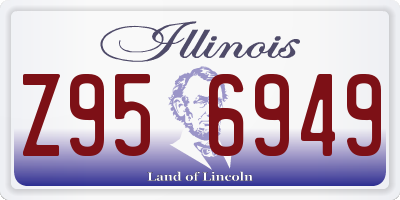 IL license plate Z956949