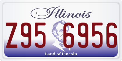 IL license plate Z956956