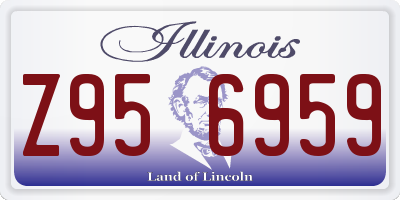 IL license plate Z956959